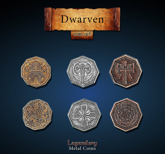 ドワーフ-レジェンダリーメタルコイン / Dwarven-Legendary Metal Coin