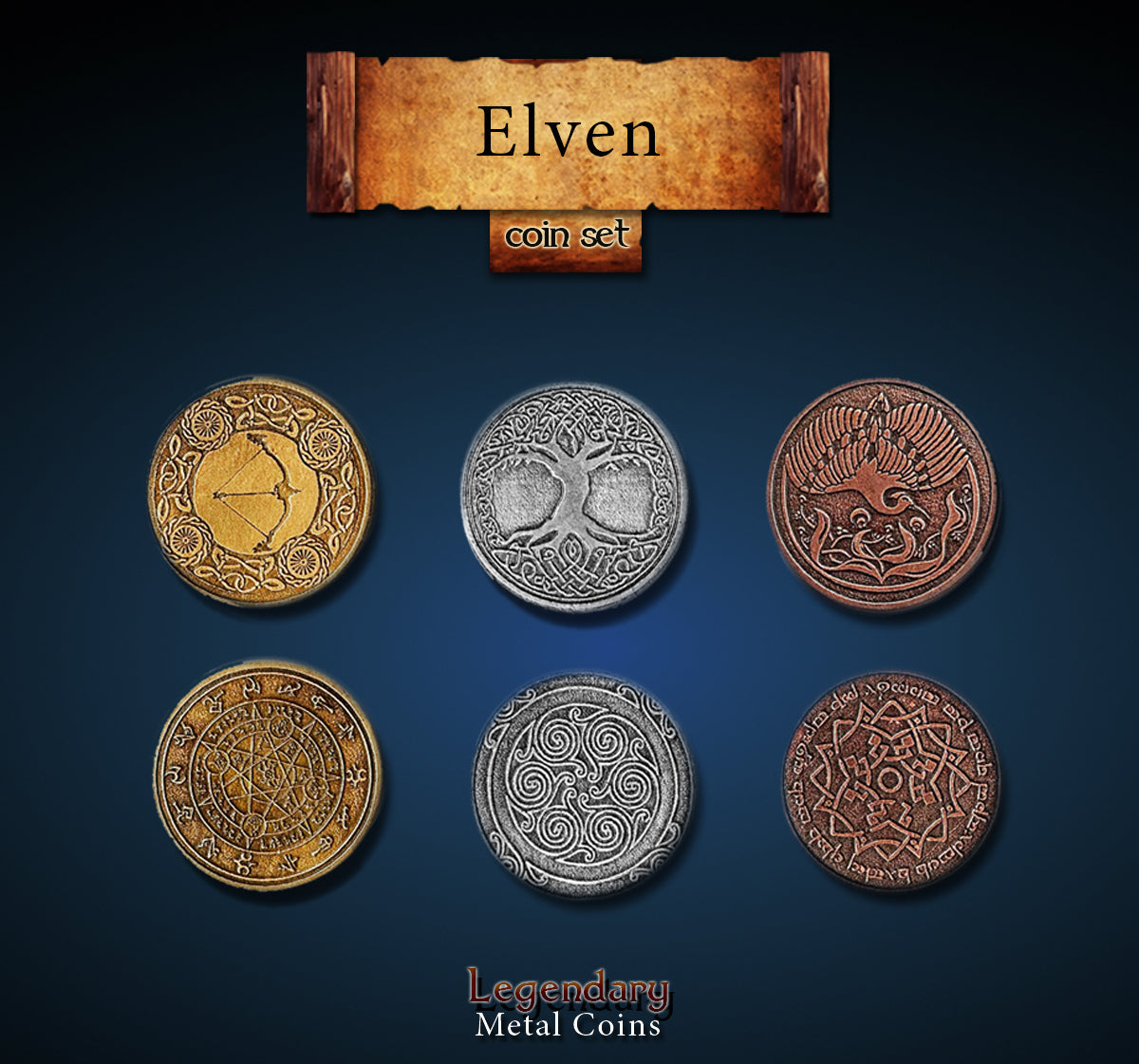 エルフ-レジェンダリーメタルコイン / Elven-Legendary Metal Coin