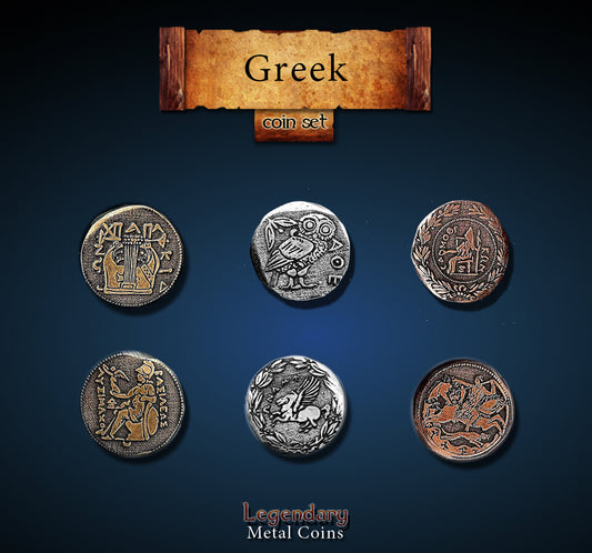 ローマ-レジェンダリーメタルコイン / Greek-Legendary Metal Coin