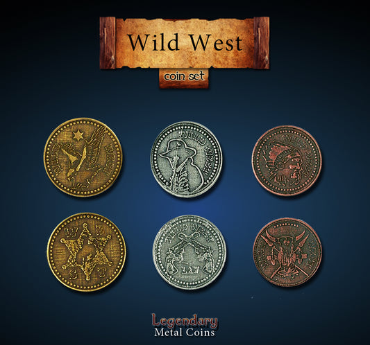 ワイルドウェスト-レジェンダリーメタルコイン / Wild West-Legendary Metal Coin